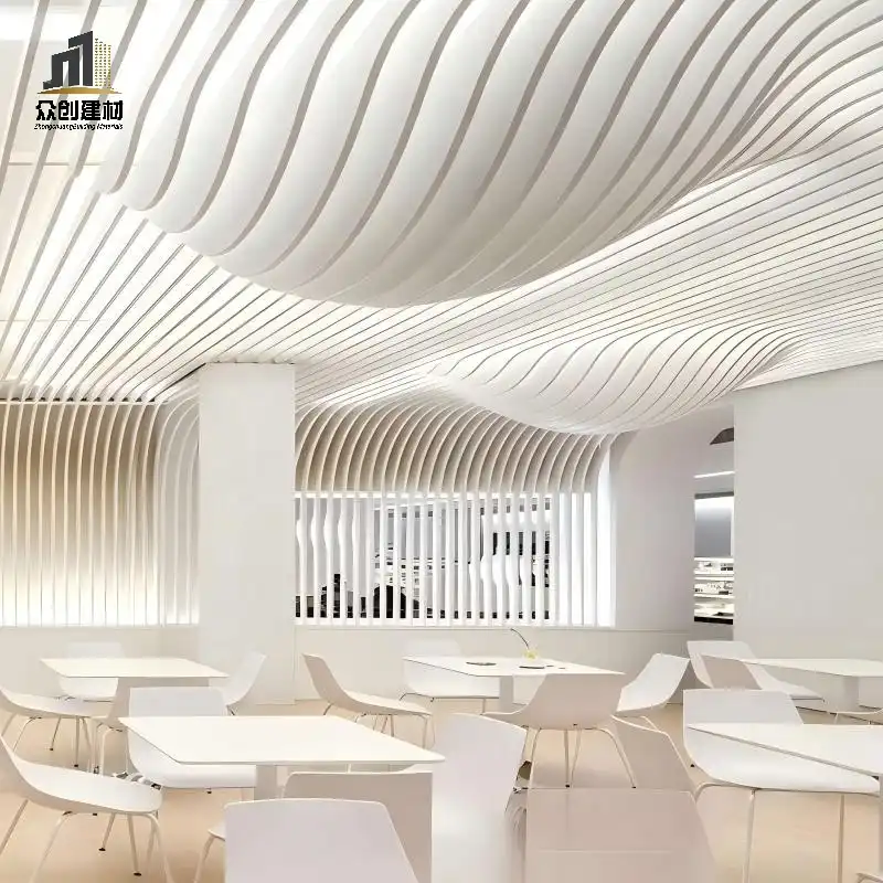 Wave Pattern Aluminum Baffle Panel